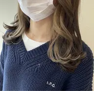 【イヤリングカラー】🌼ケアブリーチ+カラー 🌼¥11980