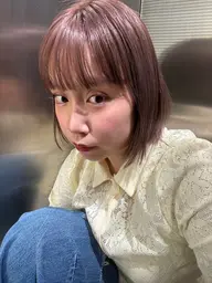 前髪ストレート＆カラー🌞🌴🌺✨