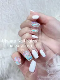 🎀ショートネイル　✨ワンカラーパーツ4つ90分つけ放題All¥7000※ラメ•マグネットは別途かかります。