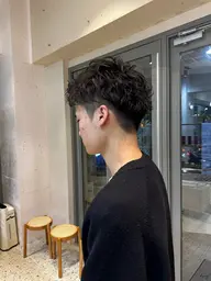 ✔️メンズカット+パーマ(ワンカール、ニュアンスパーマ等)