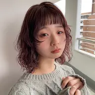 レディースカット+ケミカルパーマ+フルカラー