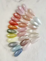 【Jrネイリスト】マグネットネイル🧲(オフなし)⭐️奥行きが可愛い💖