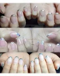 【10~20代限定】キラキラ ⋆ ガラスフレンチ ꒰ オフ有or無 ꒱