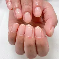 クリアジェルで爪補強🩷他店オフプラス料金