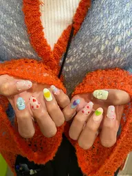 (ご新規様のみ)オフ込、ごてごてデザイン10本コース🌈ワンホンや持込もOK🙆♀️個性派〜綺麗めさんも