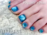 FOOT【オフなし】トレンド☆マグネットネイルorフラッシュネイル《再来＋1100円》/モニター様限定価格❤️‍🔥