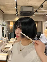 【🧑‍🎓就活カラー👩‍🎓】黒染めなのに残留しない‼️