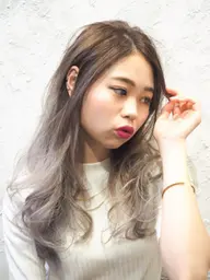 ≪新規　夏のプレミアム≫【外国人風】ブリーチ＆イルミナカラー+アミノ酸トリートメント♪