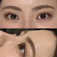 目元ぱっちり束感まつげパーマ💞