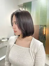 艶々✨ワンカラー🤎+ボブカット無料💇🏼‍♀️