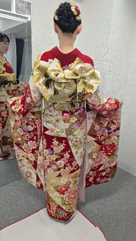 振袖 きちっと着崩れなし💓