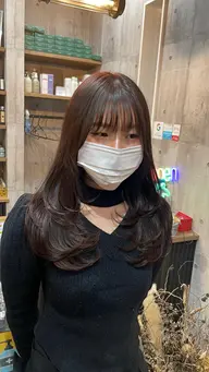 【人気No.1】似合わせカット+赤み除去カラー+艶バイカルテTR