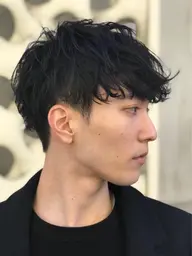 【男性必見】骨格補正カット＋寝ぐせ風パーマ