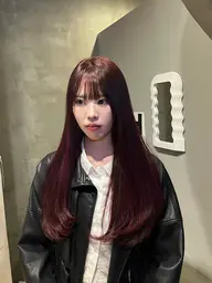 【ご新規様限定クーポン🇰🇷】韓国ヘアカット+ケアカラー+BYKARTE 5step トリートメント