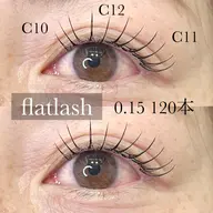 3回目まで利用可能✨フラットラッシュ120本　他店付け足し不可オフ別途500円