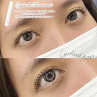 【韓国風束感仕上げ☁️】くるんとかわいいまつ毛🕊️ラッシュリフト(上)💓￥4800  国分寺/まつげパーマ
