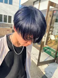 メンズカット＋ブリーチ＋カラー＋トリートメント