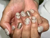 【オフなし】　ソークオフ定額デザインネイル