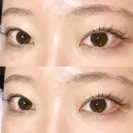 【♡ナチュラルに盛りたい方向け♡】上パリジェンヌラッシュリフト×下まつげエクステ30本🌹※ラッシュリフトに変更可