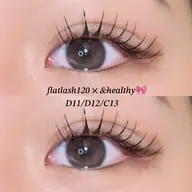 アンドヘルシー🐈⬛フラットラッシュ120本⟡.·リペア不可⚠︎︎オフ代¥550⚠︎LEDグルー変更¥1100