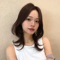 🇰🇷くびれカット+透明感カラー+高保水トリートメント+コテ巻き🇰🇷