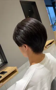 人気No.2【平日14時～16時受付限定】メンズカット＋縮毛矯正