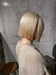 カット＋ブリーチ ダブルカラー＋2step超音波トリートメント