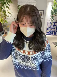 ⭐️赤みのない透明感が欲しい方⭐️ブリーチなしダブルカラー+カット