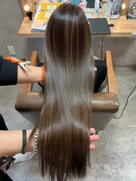 🫧🫧酸性ストレート＋カラー＋トリートメント！