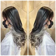 ｛❤️人気No3❤️さり気ないおしゃれさん✨｝インナーカラー(ブリーチ+ポイントオンカラー)&コーティングトリートメント