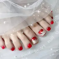 親指2本アート💛