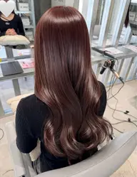 小顔カット&ダブルカラー&トリートメント