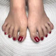 《フット》ワンカラー💅カラー調合OK（オフあり・なし) (フラッシュラメ+200円)