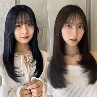 💎【人気No.1】💎似合わせカット+透明感艶カラー+最高級ULTOWA髪質改善TR (カフェドリンクサービス)☕️