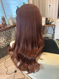 インナー部分のブリーチ+ワンカラー✨