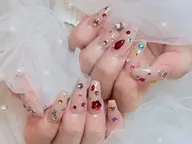 【ハンドネイル】つけ放題💍💎ワンカラー&マグネット&ラメ＆フラッシュネイル💅