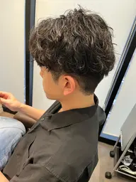 🫧土日祝限定🫧【メンズ限定】朝のセットが5分で♪カット+パーマ+眉カット