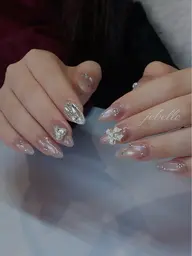 【3日間限定‼️】オフありフルオーダーコース🎀 持ち込みデザイン🉑 60分アート、パーツ乗せ放題✨