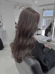 【⠀迷ったらコレ🤍ˊ˗⠀】  大人っぽ透明感カラー+髪質改善1stepトリートメント☁️