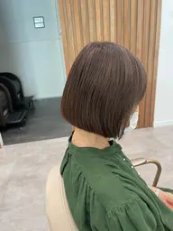 白髪生かしカラー+カット+Aujua髪質改善トリートメント＋炭酸スパ