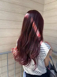 お手軽に愛されヘア✨️🌷ワンカラー+1STEPトリートメント💞