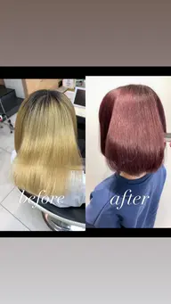 【人気No.2】✨【髪質改善カラー】&プレミアムTR✨