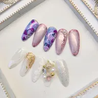 アート10本自爪オフ込(サンプル参照色変更OK)