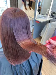 【髪質改善】ツヤ髪ヘアカラー+ULTOWA水素トリートメント✨