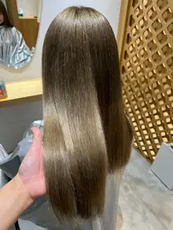 【透明感で差をつける🆙】ライトニングダブルカラー➕集中トリートメント/ブリーチなしダブルカラー