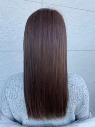 艶カラー＋超音波トリートメント