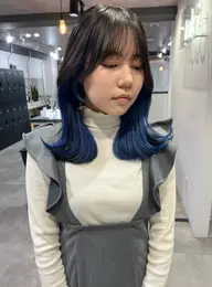 【ケアブリーチ🌿】似合わせカット＋イヤリングカラー＋オージュアトリートメント🪽