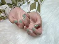 【✨オフあり(別途)✨】🉐シンプル持ち込みデザイン➕ワンカラー(アートorパーツ4本まで)(時間内完成できるデザイン)