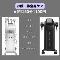 セルフ痩身全身ケア当て放題60分初回体験、メンズOK