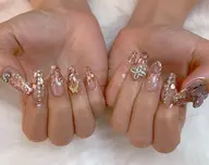 《オフなし》スカルプ🌺ラメグラデーション